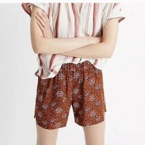Madewell paisley shorts